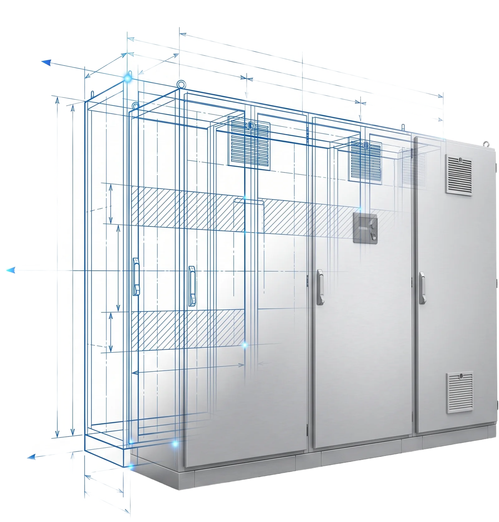 A low-voltage switchboard, from engineering drawing to finished product