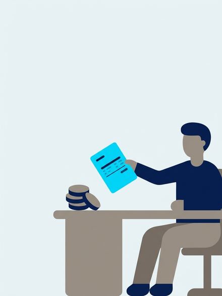 An accounts clerk issues the invoice