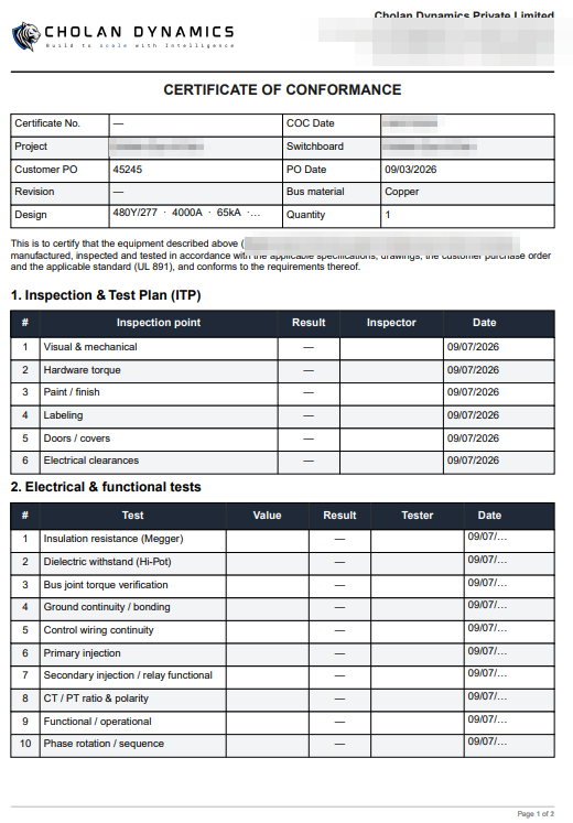 The document Forge Epic generated for Quality