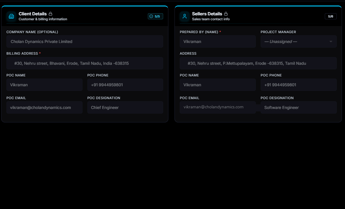 Forge Epic configurator, Project Info